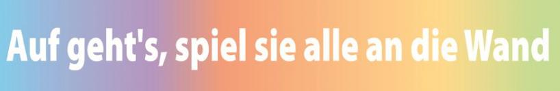 ZWISCHENTEILER Auf gehts